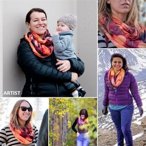 img 2 attached to 🧣 Waypoint Goods Infinity Scarf with Pocket - Trendy Travel Loop Scarf for Women - Enhanced SEO