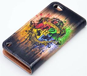 img 2 attached to 🎨 YHB Case for iPod Touch 7 & Touch 6 - Watercolor Art Pattern Leather Wallet Credit Card Holder Pouch Flip Stand Case Cover with Magic Badge 7th Generation