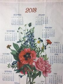 img 2 attached to Poppy Flower Calendar Towel Kitchen