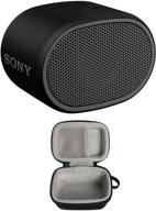 sony xb01 extra bass bluetooth speaker (black) bundle with sturdy travel case (2 items) logo