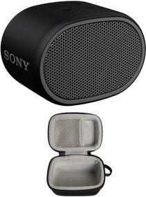 img 4 attached to Sony XB01 дополнительная бас Bluetooth-колонка (Черная) комплект с прочным чехлом для путешествий (2 товара)