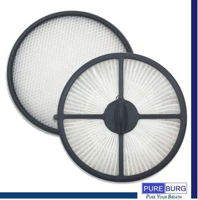 img 2 attached to 🔍 PUREBURG Replacement Filter Kit Set for Hoover Windtunnel UH70400 UH70405 - Compatible with Hoover 303903001 & 303902001, Includes HEPA Filters