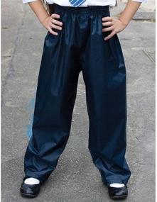 img 2 attached to 🌧️ StormDri Rain Over Pants for Core Kids/Children's Big Boys