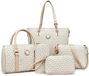 img 4 attached to 👜 Women's Handbags & Wallets: Shoulder Crossbody Clutch Satchels with Handbag Design