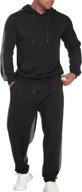 coofandy sweatsuits training sweatpants activewear logo