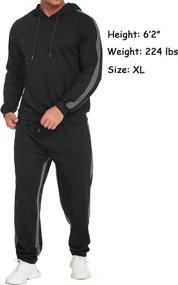 img 3 attached to COOFANDY Sweatsuits Training Sweatpants Activewear