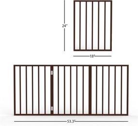 img 2 attached to PETMAKER Foldable Free Standing Barrier Doorway