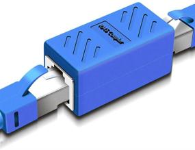img 3 attached to 🔌 6 Pack Blue Network Coupler: Ethernet Cable Extender Female to Female, Cat6 Inline Couplerin, Cat5 Connectors for Cat7/Cat6/Cat5/Cat5e Ethernet Extension Cable