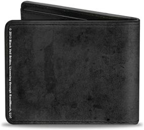 img 3 attached to Buckle Down Bifold Wallet Black Brides