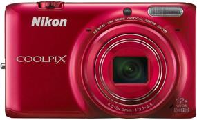 img 1 attached to Nikon COOLPIX S6500 Wi-Fi Digital Camera with 12x Zoom in Red