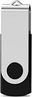 high capacity 32gb aiibe usb flash drive | sleek black memory stick thumb drive logo