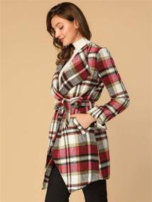 img 1 attached to Allegra Womens Asymmetrical Overcoat with Collar - Women's Clothing