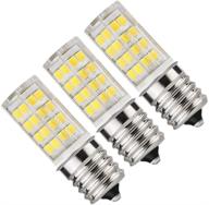 e17 led light bulbs microwave appliance light bulb for refrigerator range hood over stove part 8206232a 1890433 8206232 ap4512653 ac 110v-130v (4w-3 pack logo