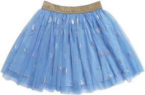 img 4 attached to DaniChins Girls Layered Princess Sparkle Girls' Clothing for Skirts & Skorts