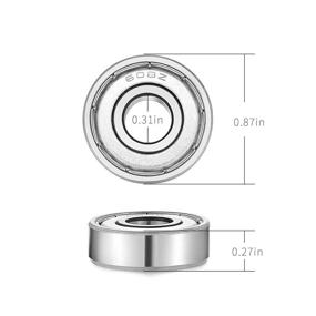 img 3 attached to 608 Z Shielded Sealed Miniature Skateboard Bearings