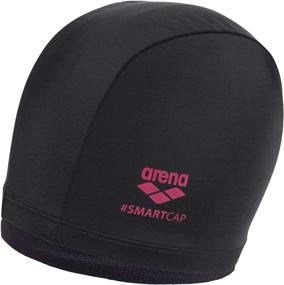 img 3 attached to Arena Unisexs Smartcap Swim Black