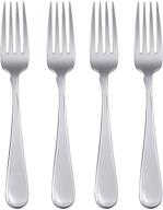 🍴 oneida flight everyday flatware dinner forks (set of 4): unbeatable quality and value logo