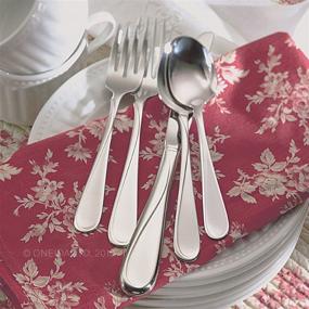 img 1 attached to 🍴 Oneida Flight Everyday Flatware Dinner Forks (Set of 4): Unbeatable Quality and Value