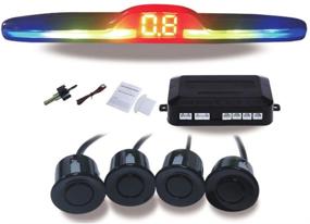 img 4 attached to 🚗 Tiemahun X89D Car Parking Sensor System: LED Display, 4 Weather Proof Sensors, BiBiBi Sound Warning