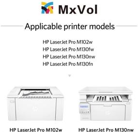 img 3 attached to 🖨️ MxVol 2-Pack Compatible Toner Cartridge Replacement for HP 17A CF217A and 1-Pack 19A CF219A Drum Unit, for HP Laserjet Pro M102 M130 Printer Series (M102w M130fw M130nw M130fn) - 1D+2T