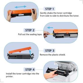 img 2 attached to 🖨️ MxVol 2-Pack Compatible Toner Cartridge Replacement for HP 17A CF217A and 1-Pack 19A CF219A Drum Unit, for HP Laserjet Pro M102 M130 Printer Series (M102w M130fw M130nw M130fn) - 1D+2T