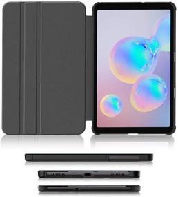 img 2 attached to 📱 Soke Galaxy Tab A 8.4 Case 2020: Premium Shock Proof Stand Folio Case with Multi-Viewing Angles for Samsung Galaxy Tab A 8.4 inch Tablet [SM-T307] - Teal