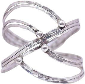 img 3 attached to 💍 Elegant Silver Plated Brass Bangle by Richera: Perfect for Adding a Touch of Sophistication