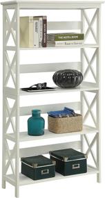 img 3 attached to Convenience Concepts Oxford 5 Tier Bookcase Furniture