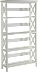 img 2 attached to Convenience Concepts Oxford 5 Tier Bookcase Furniture