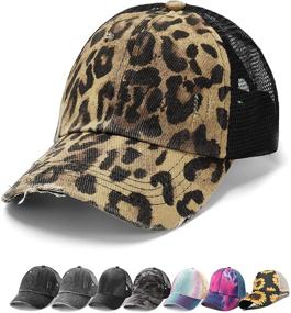 img 4 attached to 🧢 Trendy Distressed Washed Baseball Toddler Boys' Accessories: Hats & Caps by NeuFashion