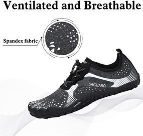 img 2 attached to 🩴 SAGUARO Unisex Water Shoes: Perfect for Outdoor Activities - Beach, Swimming & Gym