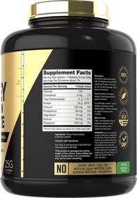 img 3 attached to 🥛 Carlyle Whey Protein Isolate 5lb - Unflavored, High 25G Protein, Vegetarian Friendly, Non-GMO, Gluten Free Powder