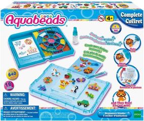 img 4 attached to 🖌️ Aquabeads Beginners Studio - Complete Arts and Crafts Bead Kit | Includes 840+ Beads | Age 4+ for Enhanced SEO
