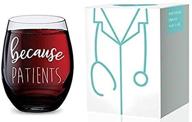 👩 unbreakable tritan stemless wine glass for nurses and doctors - perfect for patients - dishwasher safe and 16 ounces logo