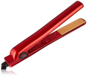 img 4 attached to 💥 Fire Red CHI Tourmaline Ceramic Hairstyling Iron 1 Inch