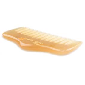 img 2 attached to Breeze-like Hair and Beard Comb - Mini Sheep Horn Detangling Comb - Anti-Static Wide Tooth Pocket Comb for Men and Women