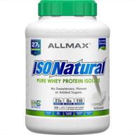 allmax nutrition isonatural ultra pure unflavored logo