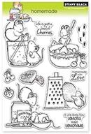 💌 penny black homemade clear stamp set - premium quality (30-119) logo