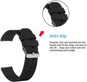 img 1 attached to 🔒 Secure Your Garmin Approach S10/S20/S60/S5/S6 with 6 PCS Band Keeper - Black