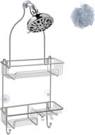 🛁 cosyland hanging shower head caddy – rustproof bathroom shelf organizer, sus201 stainless steel storage rack for toilet, bathroom and shower room in silver logo