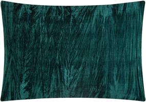 img 2 attached to 🛏️ Chic Home Westmont 4 Piece Comforter Set - Crinkle Crushed Velvet Bedding in King, Green - Includes Decorative Pillow Shams