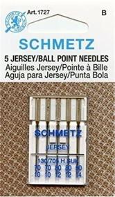 img 2 attached to 📍 Euro-Notions Assorted Sizes Ball Point Jersey Machine Needles