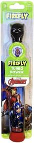 img 2 attached to 🦷 Turbo Powered Firefly Avenger Heroes Toothbrush Set for Boys - Pack of 2