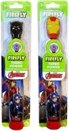🦷 турбо-щетка firefly avenger heroes для мальчиков - набор из 2 штук логотип