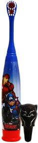 img 1 attached to 🦷 Turbo Powered Firefly Avenger Heroes Toothbrush Set for Boys - Pack of 2