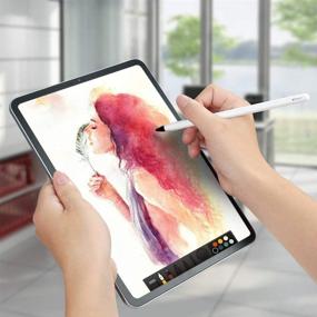 img 1 attached to 💯 ZALU Силиконовая накладка для наконечников Apple Pencil: Великолепная защита для наконечников (2-го поколения) - Черный, 5 шт.