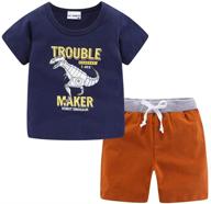 👕 mud kingdom toddler holiday boys' clothing sets for a stylish outfit logo