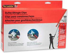 img 4 attached to 📍 No Ladder 50 Count Gutter and Shingle Clips: Clear and Convenient Hanging Solution