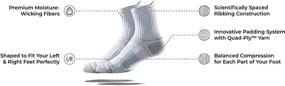 img 3 attached to Premium Athletic Socks for Men by Strideline