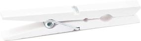 img 1 attached to 👕 Juvale 4-inch White Clothespins, 100 Pack - Ideal for Hanging